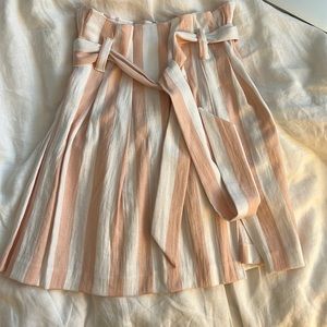 Privacy Please Petunia Skirt in Pearl Stripe